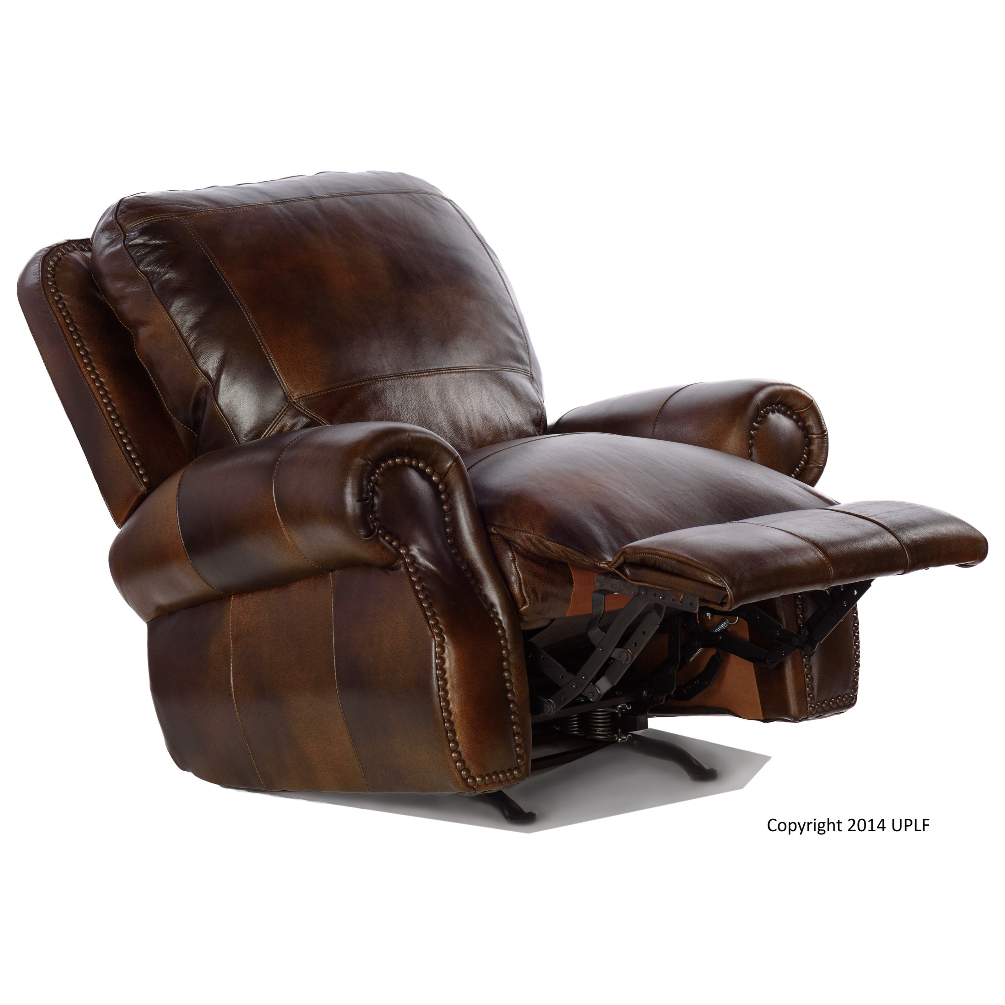 USA Premium Leather 8755 U87551P Traditional Power Recliner w